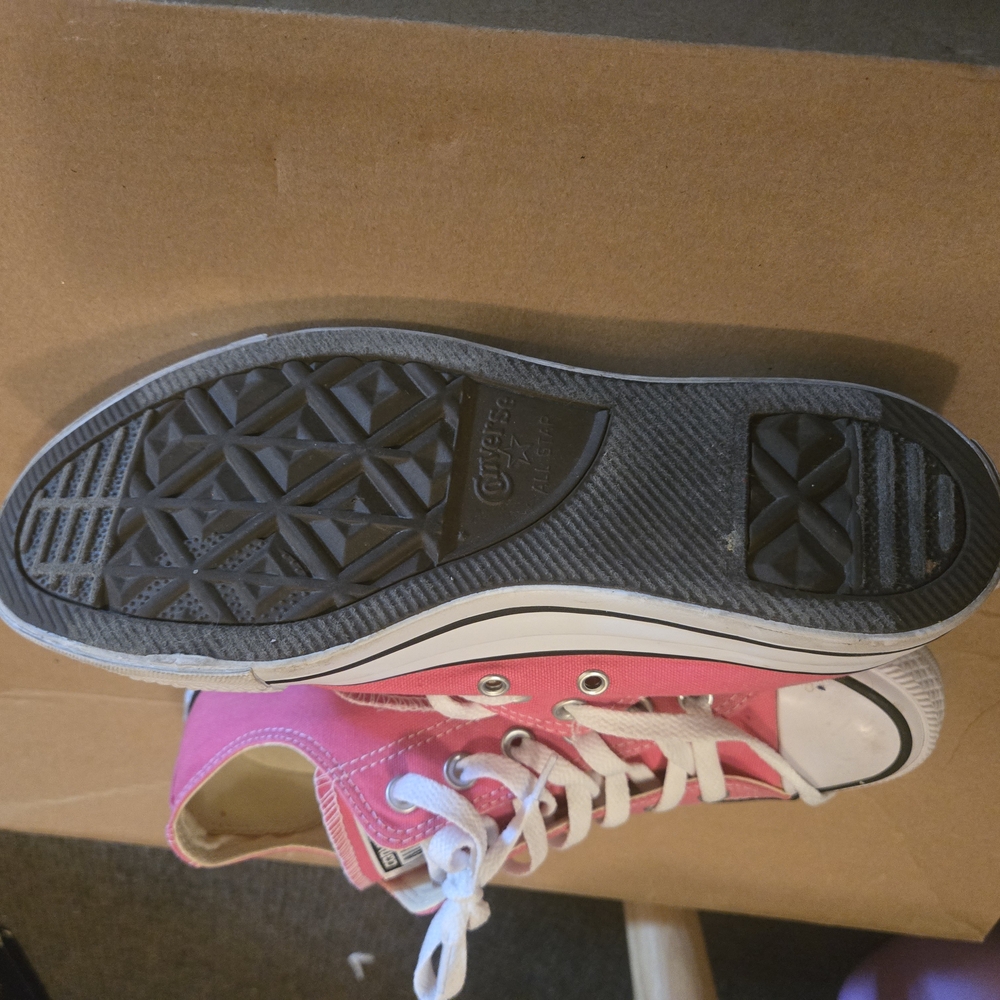 Converse Pink Athletic Shoes Iconic Canvas Design